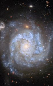 Превью обои звезды, туманность, космос, спираль