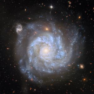 Превью обои звезды, туманность, космос, спираль