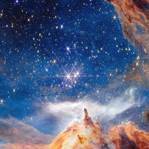 Превью обои звезды, туманности, блеск, яркий, космос